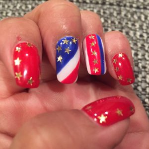 July 4th nail